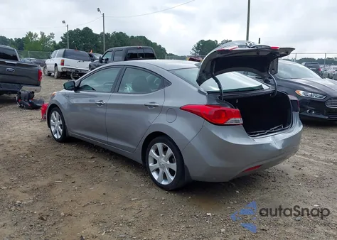 2012 Hyundai Elantra Limited (Ulsan Plant) from USA, damaged, VIN KMHDH4AE3CU497162